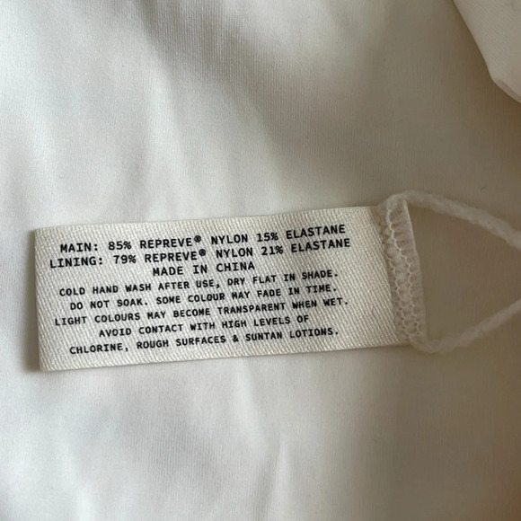 Free People x Zulu & Zephyr Licorice Stripe One-Piece Size 6 - Picture 6 of 8